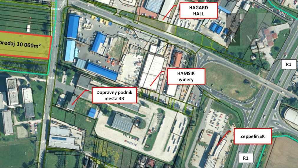 Predaj stavebného pozemku 10060 m² priamo v meste Banská Bystrica