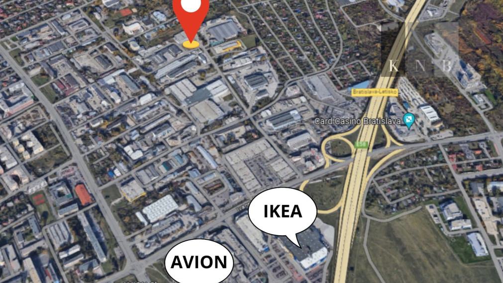 Prenájom spevnenej plochy 1800 m² s výborným napojením na obchvat v meste Bratislava