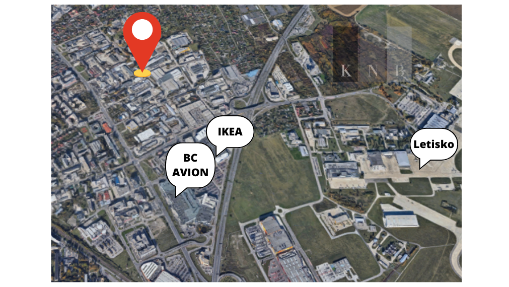 Prenájom distribučného centra 2444 m² s kanceláriami pri letisku v meste Bratislava