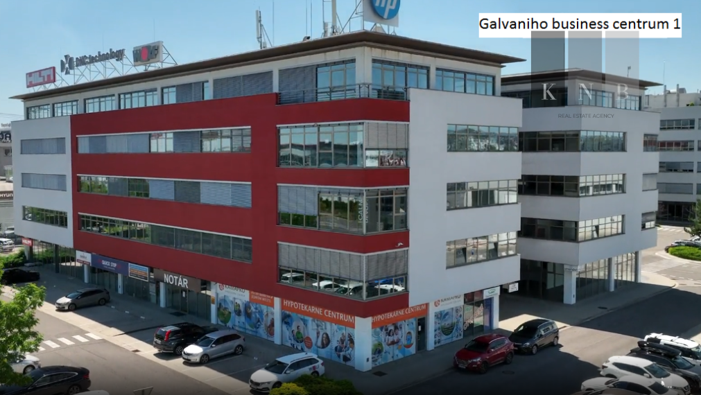 Prenájom kancelárskeho priestoru 380 m² na ulici Galvaniho v meste Bratislava