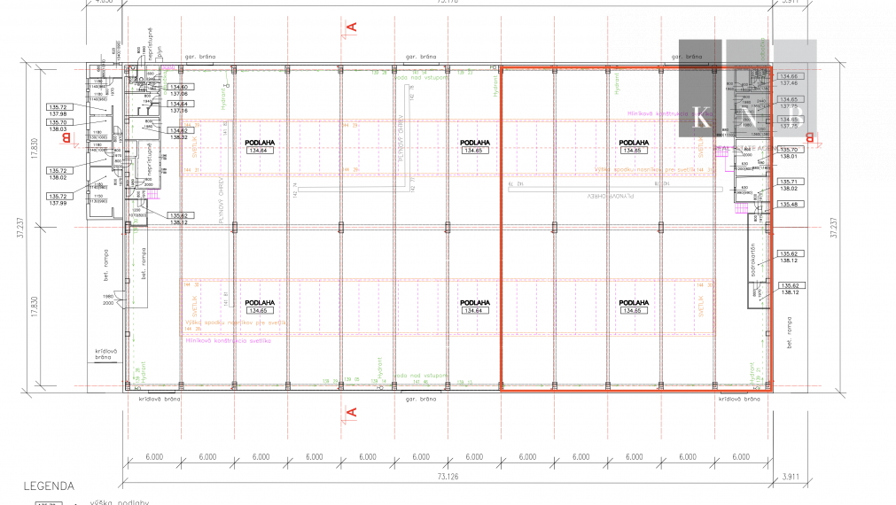 Prenájom skladového priestoru 1070 m² v meste Bratislava