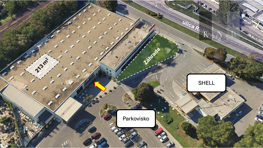 Prenájom showroomu 213 m² v obchodnom centre NEW LIVING CENTER v meste Bratislava