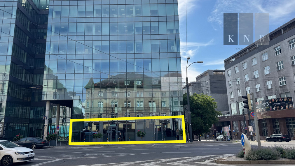 Prenájom rožného prízemného obchodného priestoru 241 m² na prémiovej adrese v meste Bratislava