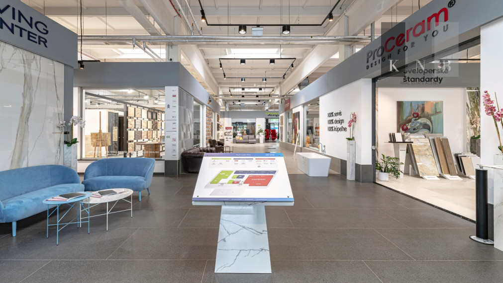 Prenájom showroomu 401 m² v obchodnom centre NEW LIVING CENTER v meste Bratislava