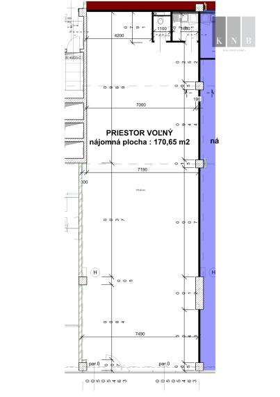 Prenájom prízemného obchodného priestoru 170 m² vo frekventovanej lokalite mesta Bratislava