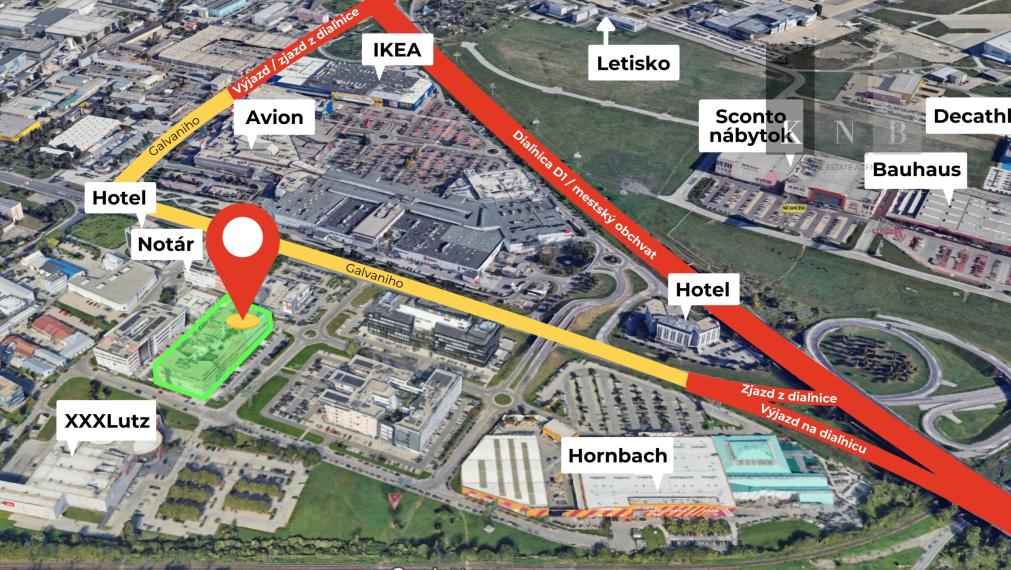 Prenájom prízemného obchodného priestoru 170 m² vo frekventovanej lokalite mesta Bratislava