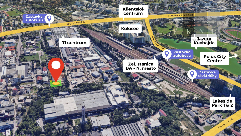 Stavebný pozemok 1613 m² na predaj na ulici Elektrárenská v meste Bratislava