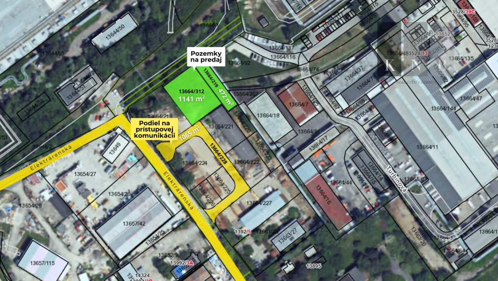 Stavebný pozemok 1613 m² na predaj na ulici Elektrárenská v meste Bratislava