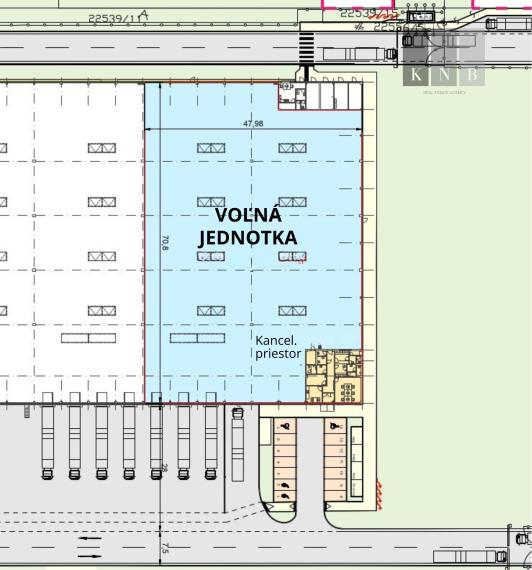 Prenájom skladových priestorov od 3000 m² vrátane kancelárií v blízkosti mesta Bratislava