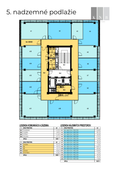 Office spaces of various sizes and types for rent in Bratislava – Patrónka area