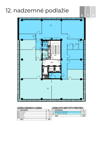 Office spaces of various sizes and types for rent in Bratislava – Patrónka area
