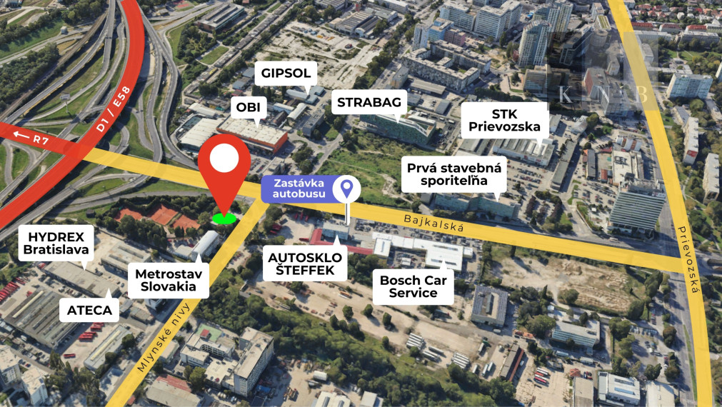 Prenájom 2-podlažného obchodno-skladového priestoru 700 m² na Bajkalskej ulici v meste Bratislava