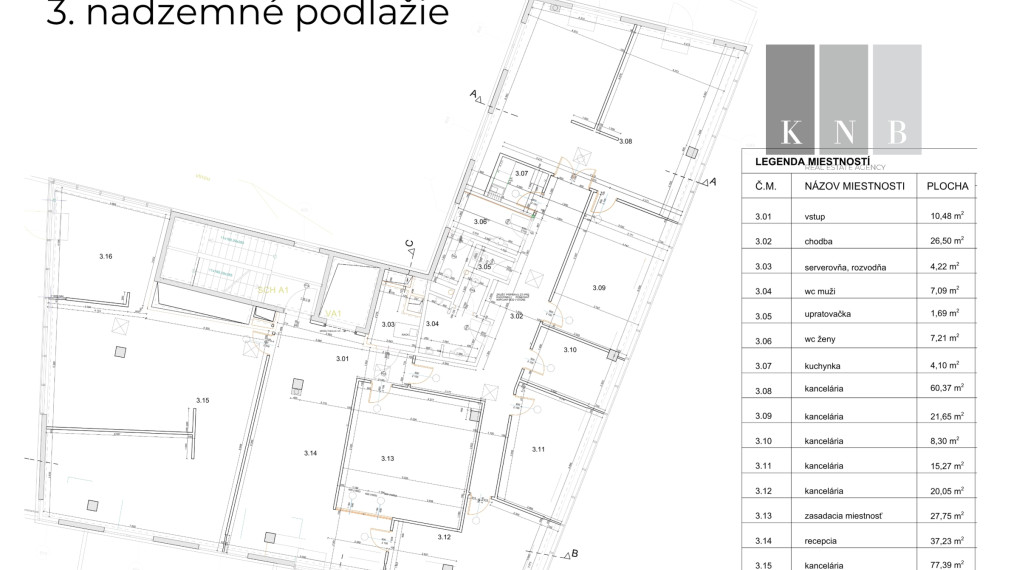 Self-contained commercial unit for rent from 335 m² in the Aupark retail center in Piešťany