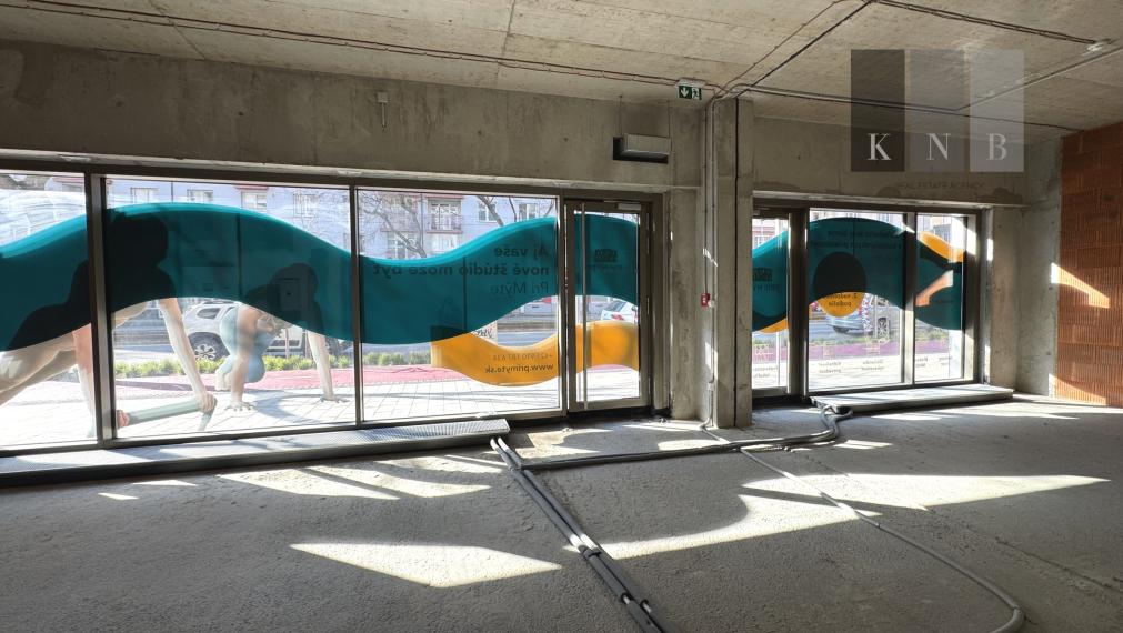 Predaj prízemného obchodného priestoru 62,79 m² v úplne novej rezidenčnej budove na Račianskej ulici v meste Bratislava