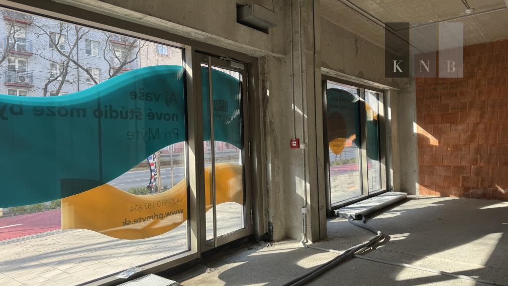 Predaj prízemného obchodného priestoru 62,79 m² v úplne novej rezidenčnej budove na Račianskej ulici v meste Bratislava