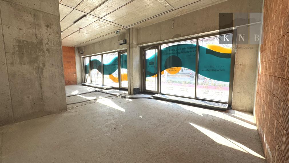 Predaj prízemného obchodného priestoru 62,79 m² v úplne novej rezidenčnej budove na Račianskej ulici v meste Bratislava