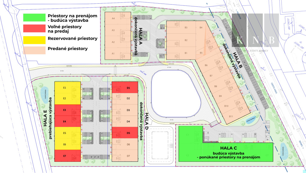 Hala na mieru a podľa požiadaviek nájomncu – obchod / sklad / kancelária od 650 m² v meste Senec
