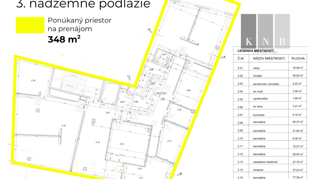 Prenájom samostatného komerčného priestoru od 335 m² v nákupnom centre Aupark v meste Piešťany