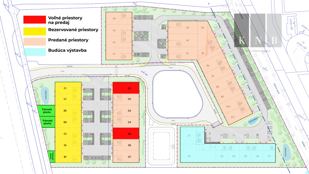 Sale of a newly built commercial warehouse 300 m² near the D1 highway in Senec