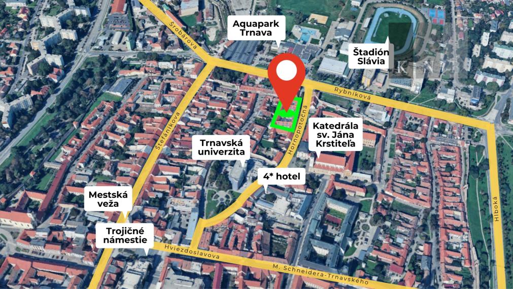 Prenájom prízemných priestorov pre zdravotnícke účely priamo v historickom centre mesta Trnava