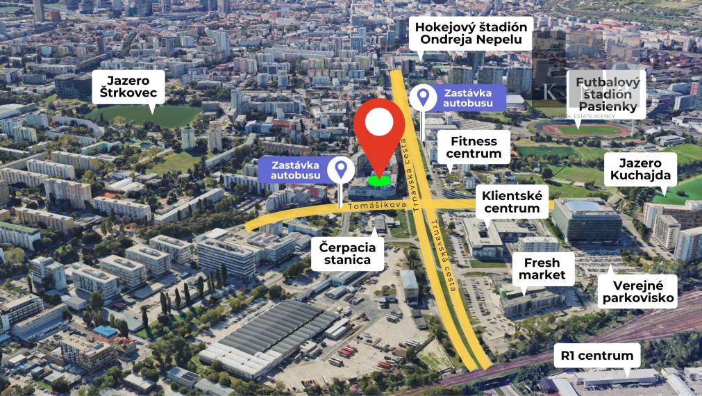 5-room non-residential space 180 m² for sale on Trnavská cesta Street in Bratislava