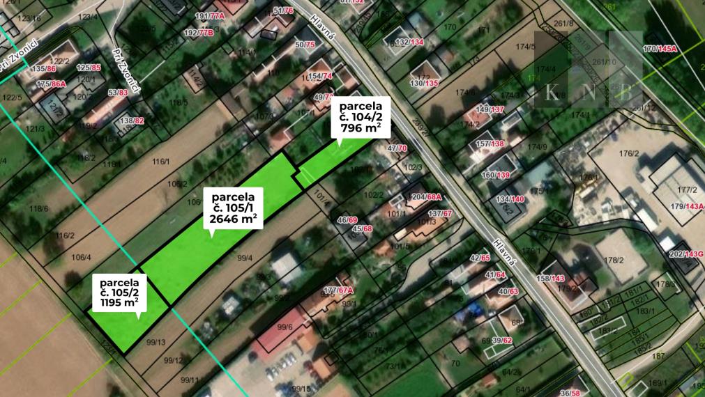 Pozemok 4 637 m² na predaj vhodný na výstavbu bytov alebo rodinných domov v obci Veľké Ripňany, časť Behynce
