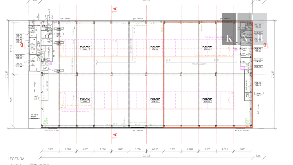 Prenájom skladového priestoru 1070 m² v meste Bratislava