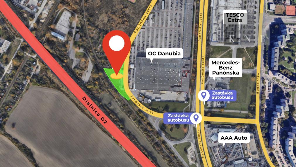 Predaj areálu autocentra 4572 m² na ulici Panónska cesta v meste Bratislava
