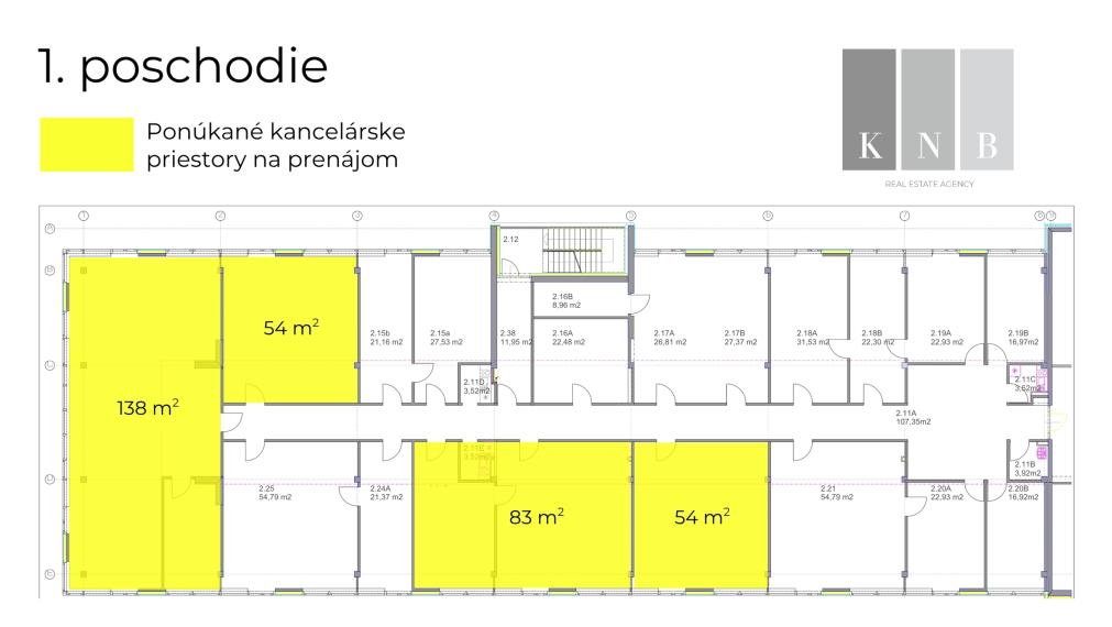 Prenájom moderných kancelárií od 24 m² do 138 m² v skvelej lokalite na Galvaniho ulici, Bratislava – Ružinov