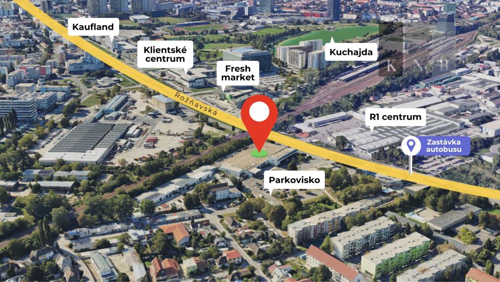 Prenájom kancelárie 18 m² v obchodnom centre NEW LIVING CENTER – Rožňavská, Bratislava