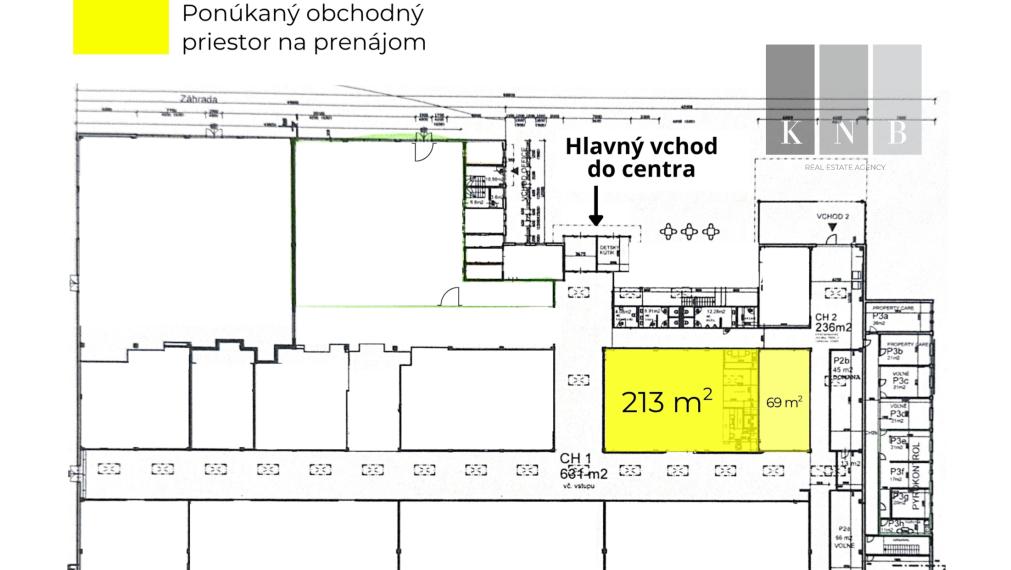 Prenájom showroomu 135 m² v obchodnom centre NEW LIVING CENTER – Rožňavská, Bratislava