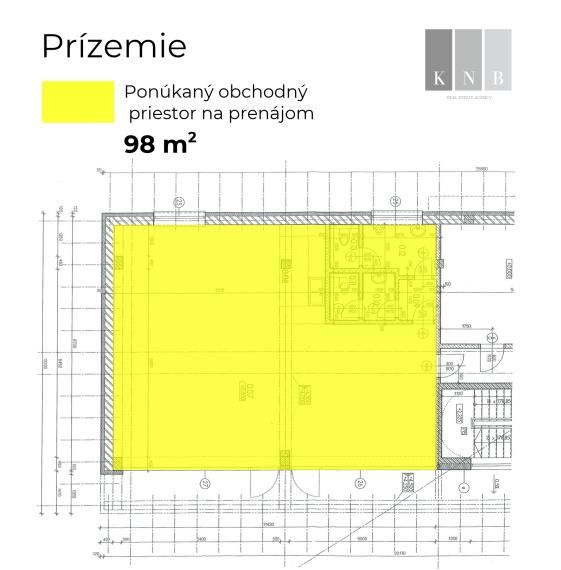 Prenájom moderného obchodného priestoru 98 m² pri Rožňavskej ulici – Bratislava, Nové Mesto