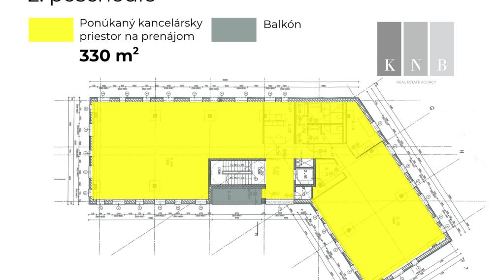 Prenájom samostatného kancelárskeho traktu 330 m² v skvelej lokalite pri Rožňavskej ulici – Bratislava, Nové Mesto