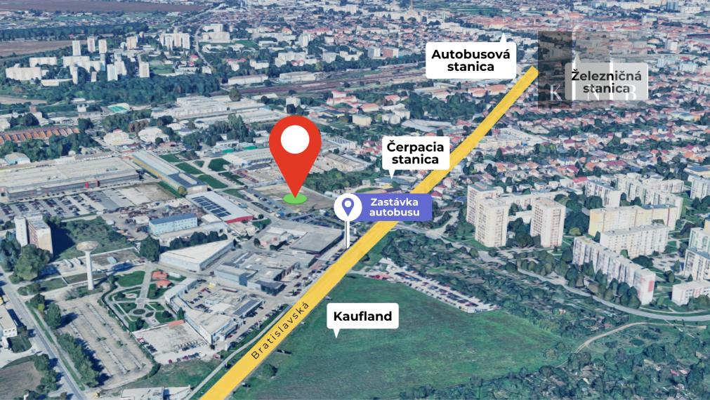 Prenájom obchodných priestorov od 100 m² v úplne novom obchodnom centre – Bratislavská, Trnava