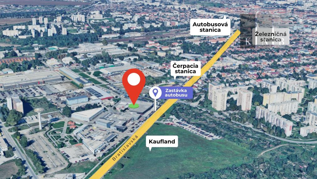 Prenájom obchodného priestoru 775 m² v obchodnom centre SOFI – Bratislavská ulica, Trnava