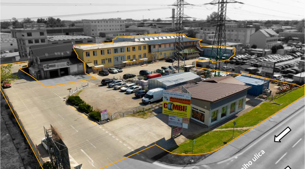 Predaj plne obsadeného areálu vo výbornej lokalite mesta Bratislava