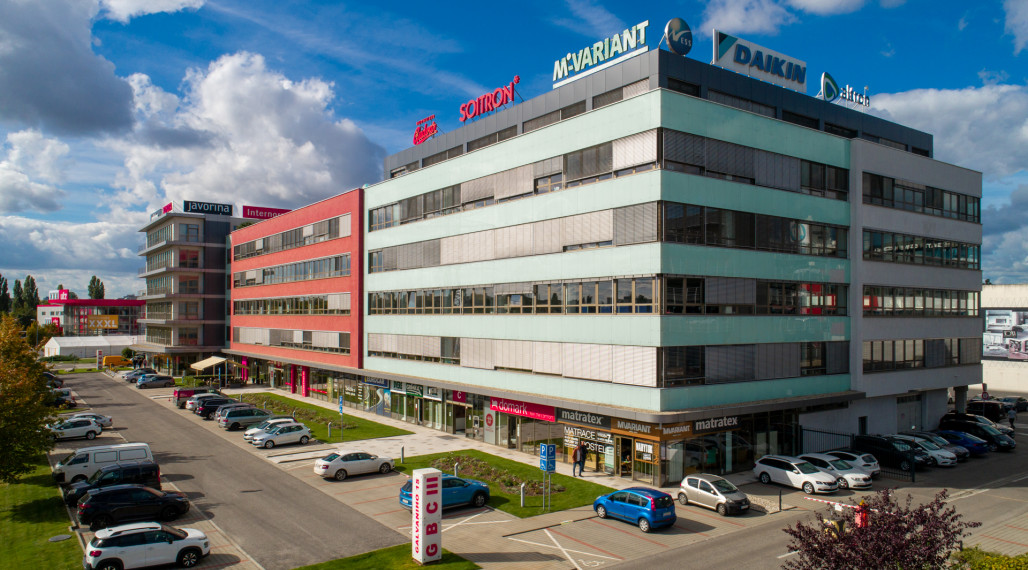 Modern office space for rent on Galvaniho Street in the city of Bratislava