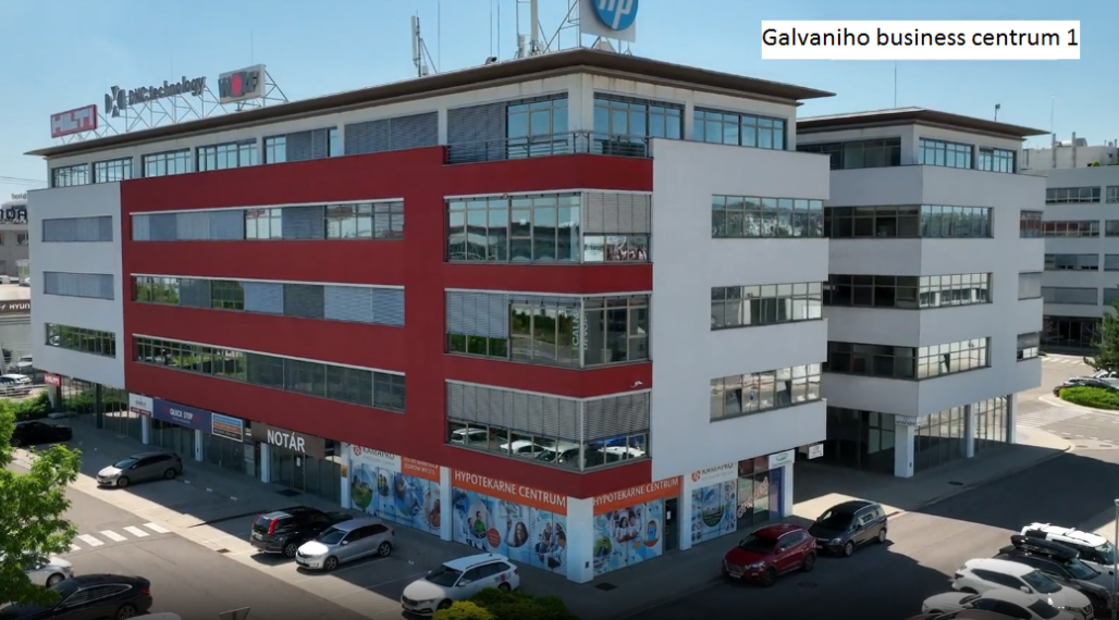 Prenájom kancelárskeho priestoru 380m² na ulici Galvaniho v meste Bratislava