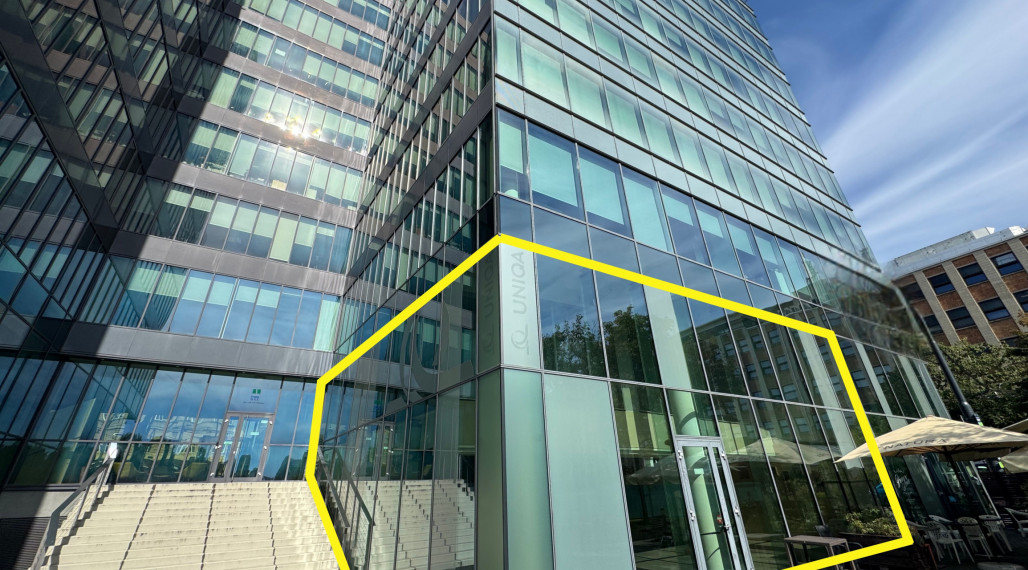 Prenájom prízemného obchodného priestoru 185 m² na prémiovej adrese v meste Bratislava