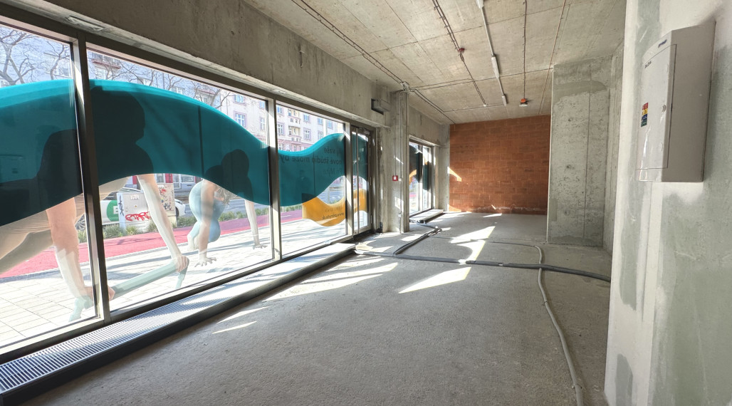 Predaj prízemného obchodného priestoru 62,79 m² v úplne novej rezidenčnej budove na Račianskej ulici v meste Bratislava