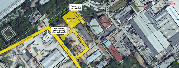 Stavebný pozemok 1613 m² na predaj na ulici Elektrárenská v meste Bratislava