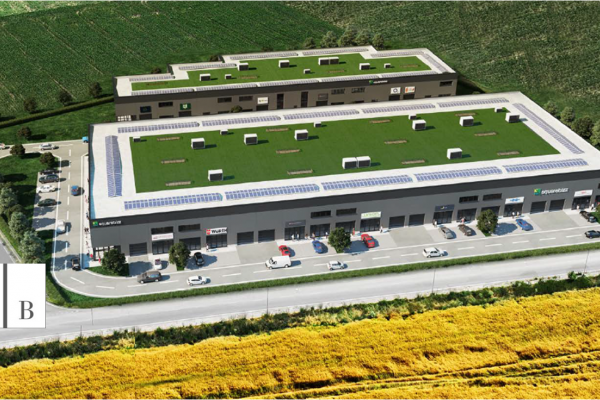 Začiatok výstavby obchodných skladov od 470m² na prenájom s tepelnými čerpadlami v meste Nitra