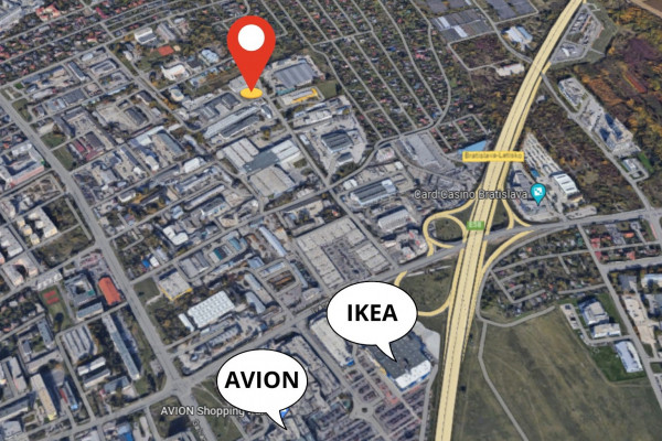 Prenájom spevnenej plochy 1800 m² s výborným napojením na obchvat v meste Bratislava