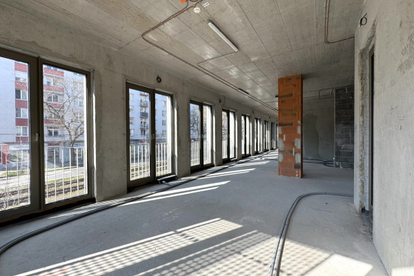 Predaj samostatného kancelárskeho priestoru 172,9 m² v úplne novej rezidenčnej budove na Račianskej ulici v meste Bratislava