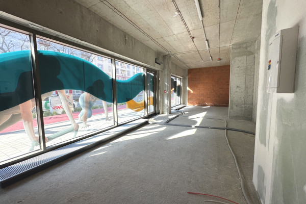 Predaj prízemného obchodného priestoru 62,79 m² v úplne novej rezidenčnej budove na Račianskej ulici v meste Bratislava